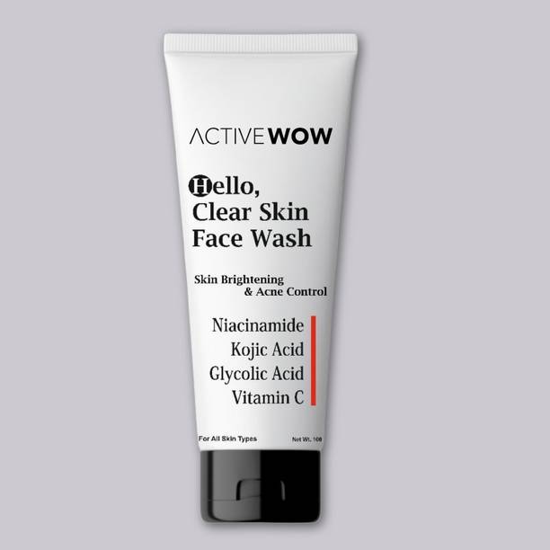 Active Wow Skin Glow  for Deep Cleansing and Oil Control Face Wash