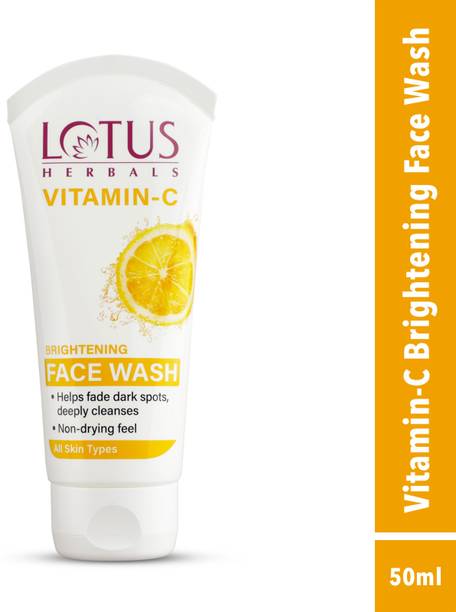 LOTUS HERBALS Vitamin C Brightening , Helps reduce dullness & fade pigmentation Face Wash