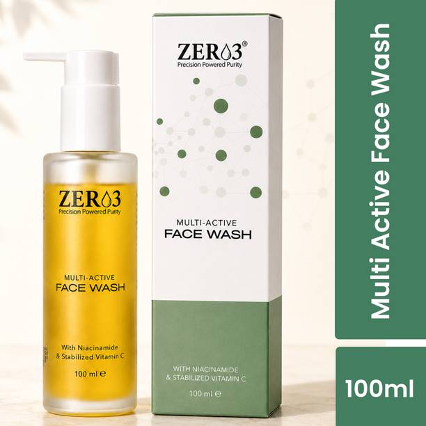 Zer03  for Men & Women with Niacinamide and Vitamin C for All Skin Type Face Wash