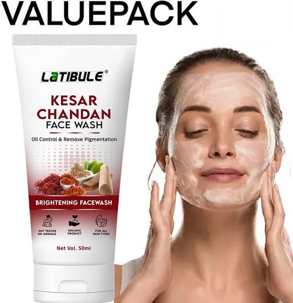 Latibule Radiant Kesar  | Saffron Extract for Tan Removal & Glowing Skin | Daily Gentle Cleanser Face Wash