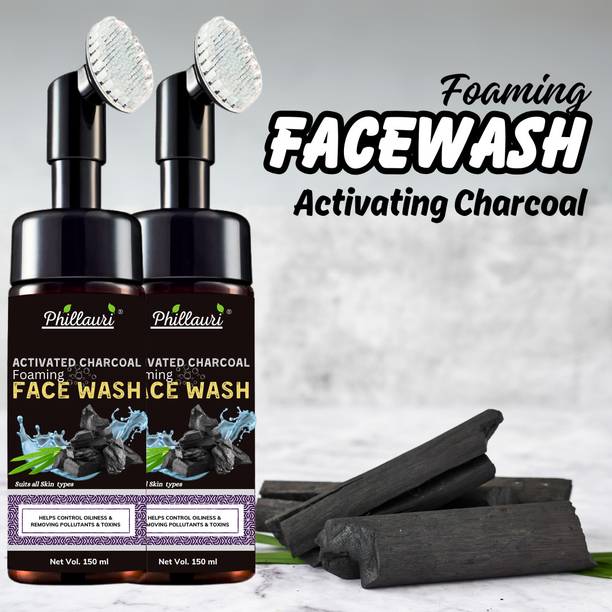 Phillauri Charcoal Detoxify Cleanser Reveal a fresh, radiant complexion with activated charcoal Face Wash