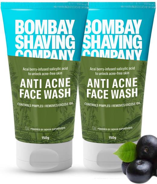 BOMBAY SHAVING COMPANY Anti Acne Facewash for Men | Oily and Combination Skin for Acne & Pimple control Face Wash