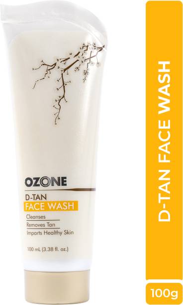ओज़ोन D-Tan Face Wash - For Tan Removal. A Skin Brightening & Tan Removal Solution for All Skin Types. फेस वॉश