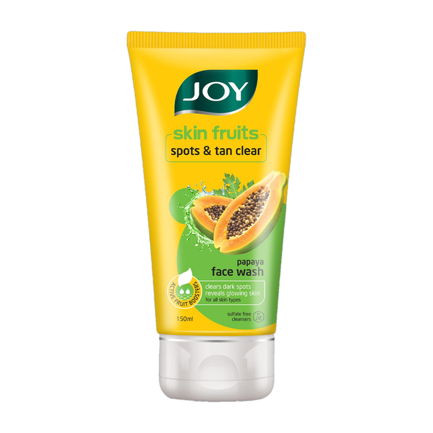 Joy Skin Fruits Spots & Tan Clear Papaya  For All Skin Types Face Wash