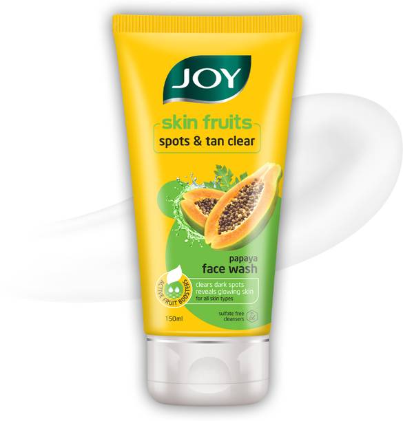 Joy Skin Fruits Spots & Tan Clear Papaya  For All Skin Types Face Wash