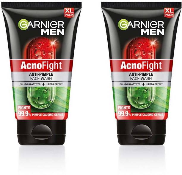 गार्नियर में Acno Fight Anti Pimple, with Salicylic Acid and Herba Repair फेस वॉश