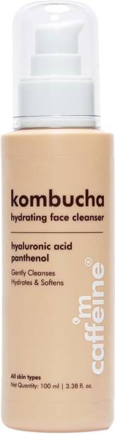 mCaffeine Kombucha Hydrating Face wash Cleanser with Hyaluronic Acid for Women & Men Face Wash