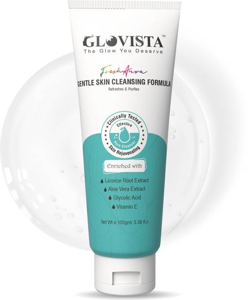 Glovista Fresh Aura Gentle Skin Cleansing Formula | Mild Face Cleanser Face Wash