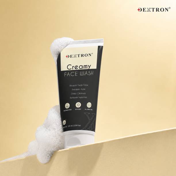 DEXTRON Creamy Skin Refresh  | Moisturizing Cleanser for Soft & Smooth Skin Face Wash