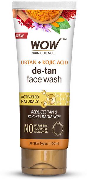 WOW SKIN SCIENCE Ubtan  For Oily - Tan Removal and Brightening Face Wash