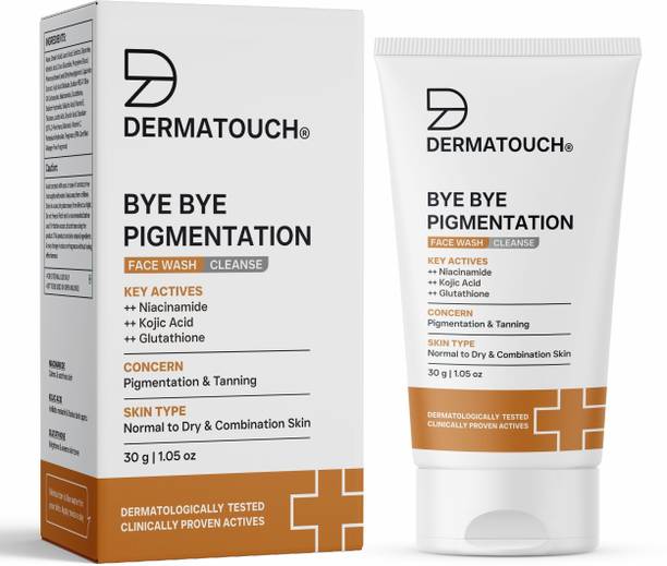 Dermatouch Bye Bye Pigmentation  Niacinamide, Kojic Acid, & Glutathione Face Wash