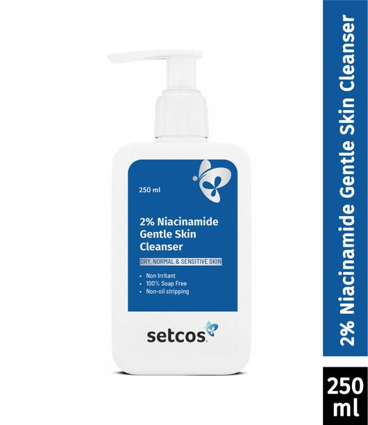SETCOS 2% Niacinamide Gentle Skin Cleanser for Sensitive, Dry, Normal  Face Wash