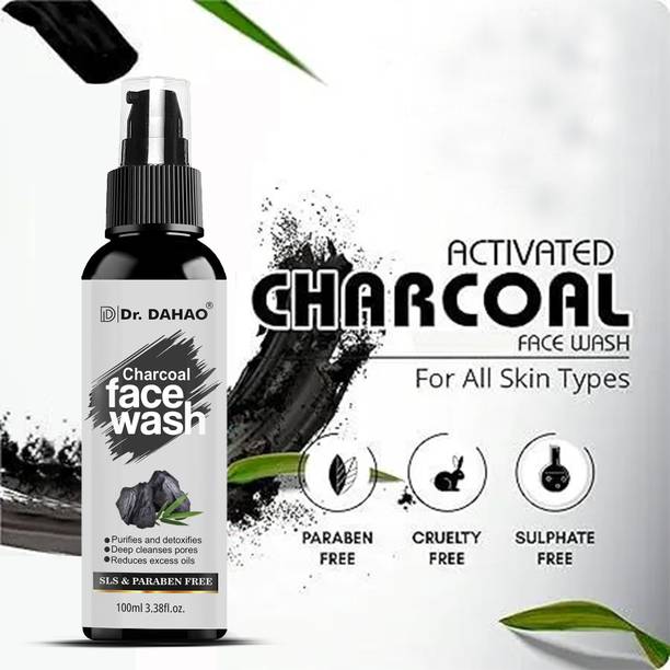 Dr. DAHAO Activated Charcoal Anti-Pollution for Deep Pore Cleaning | For Men & women  Face Wash