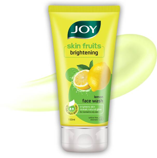 Joy Skin Fruits Lemon Brightening  For Oily Skin with Vitamin C Face Wash