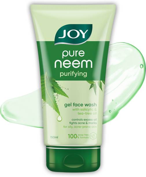 Joy Pure Neem Skin Purifying  For Pimples & Acne Control Face Wash