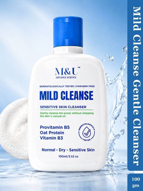 M and U Mild Cleanse Gentle Cleanser  For Eventone & Brighter skin with Niacinamide Face Wash