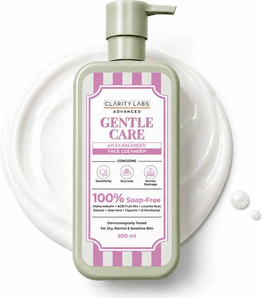 ClarityLabs Gentle Care pH 5.5 Face Cleanser | 100% Soap Free | For All Skin Type Face Wash