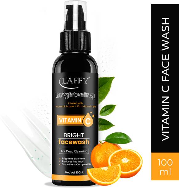 LAFFY Vitamin C For Oily, Acne-Prone Skin | Controls Oil, Fights Pimples | Non-Drying  Face Wash