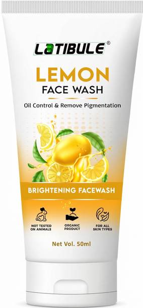 Latibule Brightening Lemon Facewash - Organic & Cruelty-Free Face Wash