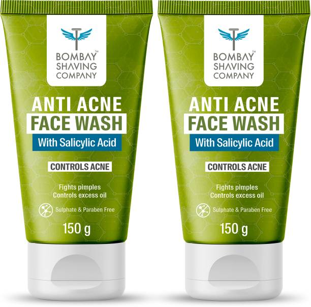 BOMBAY SHAVING COMPANY Anti Acne Facewash for Men | Oily and Combination Skin for Acne & Pimple control Face Wash
