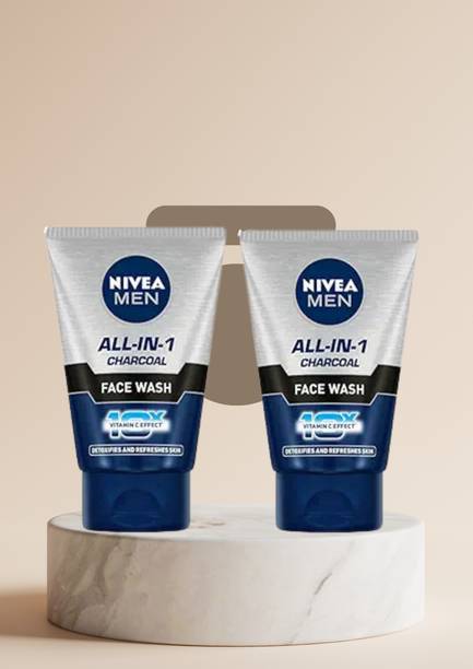 Nivea Men All in one charcoal-face wash-100ml Face Wash