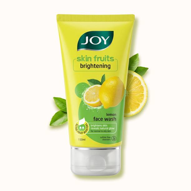 Joy Skin Fruits Lemon Brightening  For Oily Skin with Vitamin C Face Wash