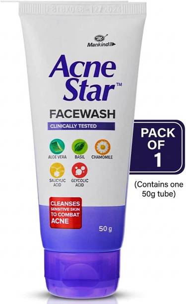 acnestar Anti Acne & Pimple  for Oily & Sensitive Skin Clinically Tested Face Wash