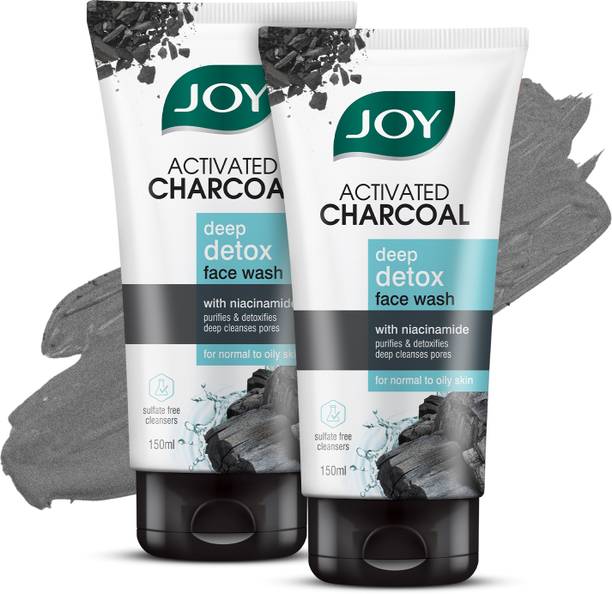 Joy Skin Purifying & Deep Detox Activated Charcoal  Face Wash