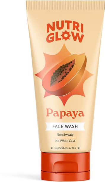NutriGlow NATURAL'S Advanced Pro Formula Papaya  for Skin Brightening & Tan Removal Face Wash