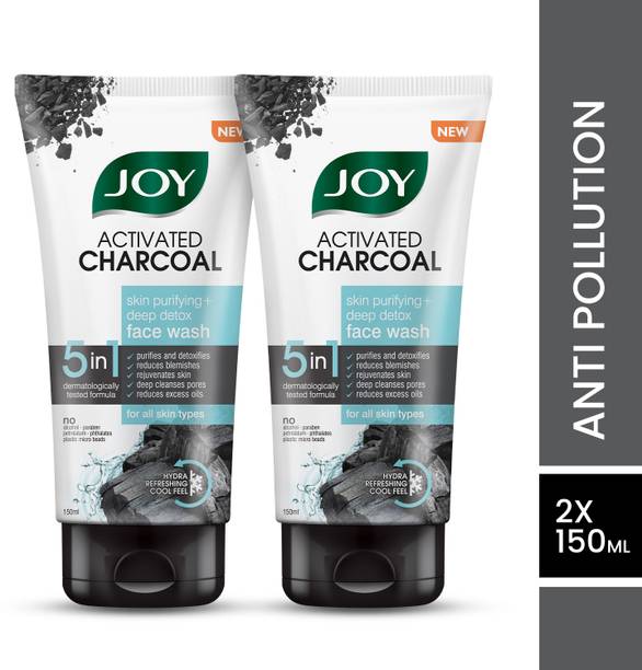 Joy Skin Purifying & Deep Detox Activated Charcoal Face Wash (30