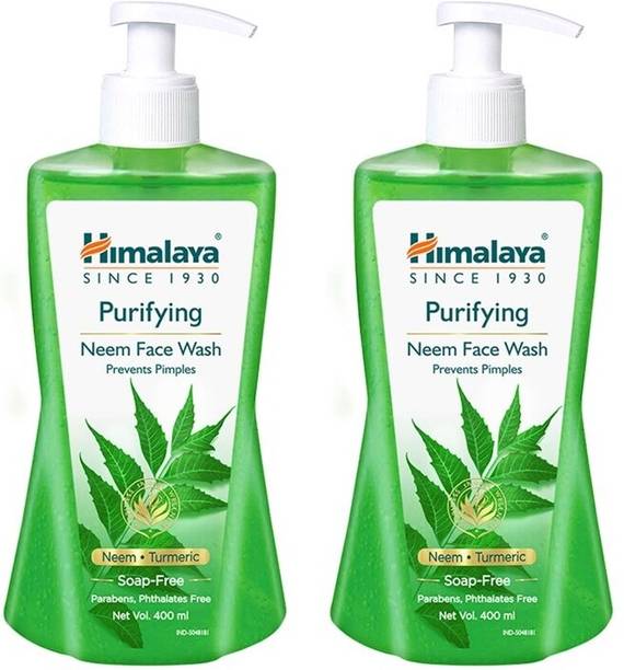 HIMALAYA Purifying Neem 400ml (pack of 2) Prevents Pimples F