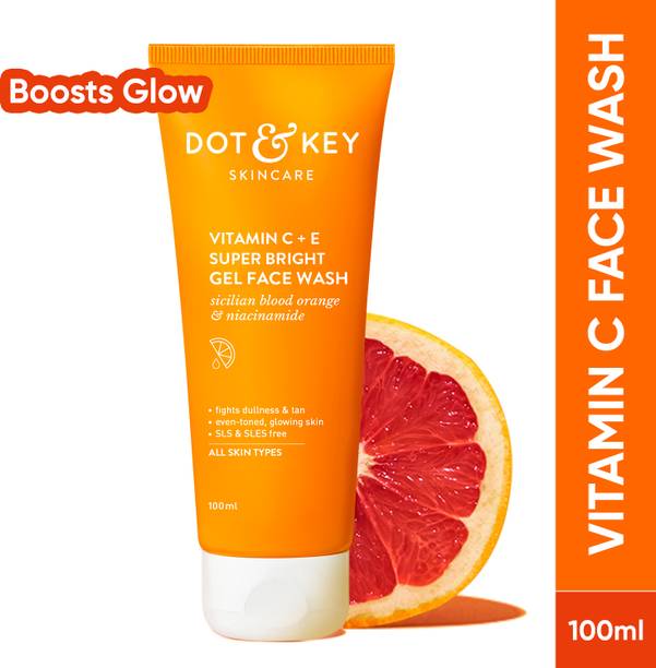 Dot & Key Vitamin C + E Super Bright Gel  For Glowing And Brightening Skin Face Wash