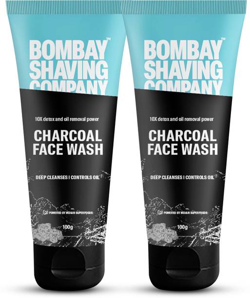 BOMBAY SHAVING COMPANY Pollution &Oil Control with Bamboo Charcoal Gives Glowing Skin for Men Face Wash