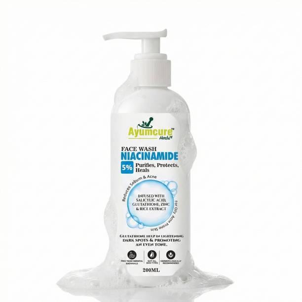 Ayumcure 5% Niacinamide  | Anti-Acne, Brightening & Oil Control Face Wash