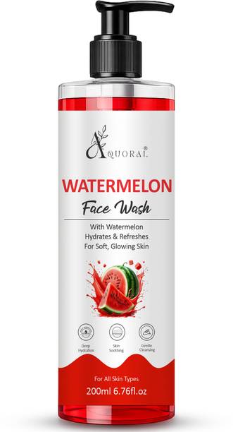 AQUORAL Watermelon  for Hydrates & Refreshes For Soft, Glowing Skin Face Wash
