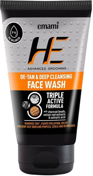 HE De-Tan & Deep Cleansing  | For All Skin Types Face Wash