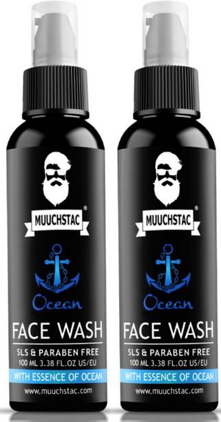 MUUCHSTAC Ocean for Men, Fights Acne & Pimple, Brighten Skin, All Skin Types Face Wash