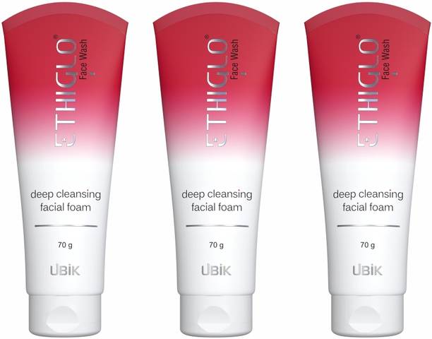 ETHIGLO Skin Lightening  with Kojic Acid, Niacinamide & Vitamin C Face Wash