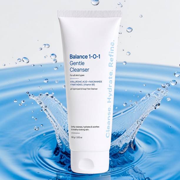 Balance Premium Softly Cleansing Hydrating and Soothing Gentle Facial Cleanser Tube Face Wash