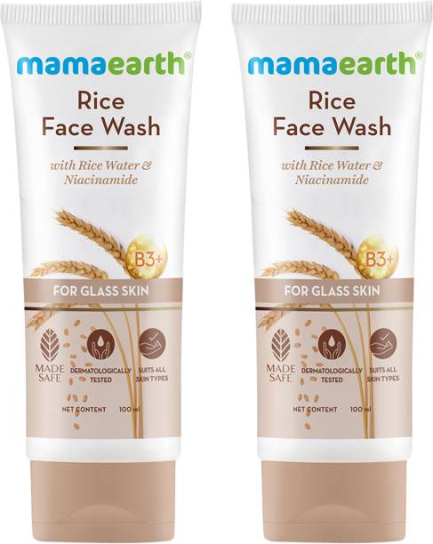 Mamaearth Rice  With Rice Water & Niacinamide for Glass Skin Face Wash
