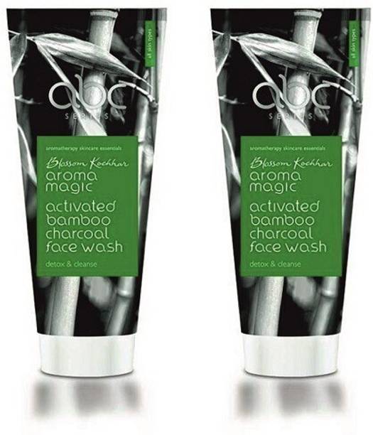 Aroma Magic Activated Bamboo Charcoal Pack Of 2 Face Wash