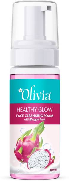 Olivia Clarifying Face Cleansing Foam with Dragon Fruit - 150ml-Prevents Acne,Blemishes Face Wash