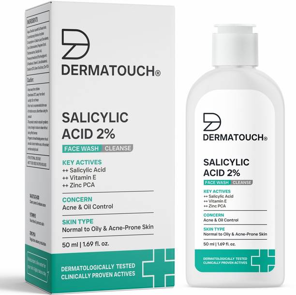 Dermatouch Salicylic Acid 2%  | For Acne & Oil Control |Suitable to All Skin Types Face Wash