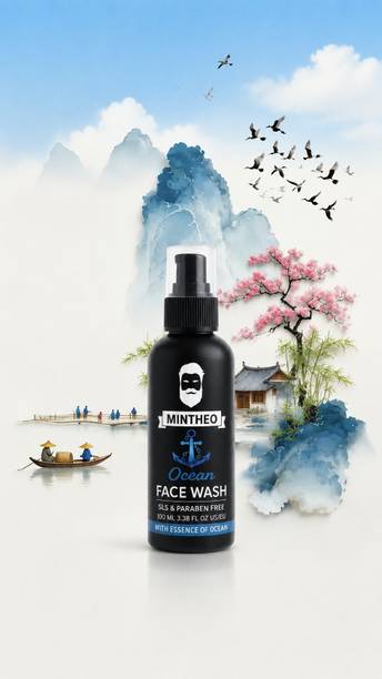 MINTHEO MUUCHTSTAC Ocean Aqua Flora  | Gentle Cleansing & Skin Refres| PACK OF 1 Face Wash