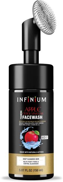 INFINIUM Apple Cider Vinegar Foaming - No Parabens, Sulphate Free  pack of 1 Face Wash Price in India