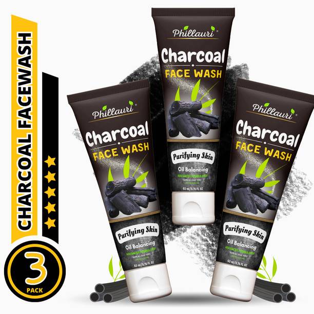 Phillauri Naturally Cleansing: Activated Charcoal Facewash Face Wash