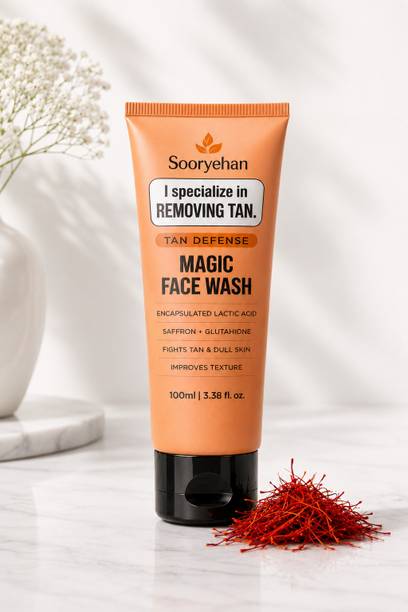 Sooryehan Magic  With these Goodness of Sandalwood, Saffron, And Glutathione Face Wash