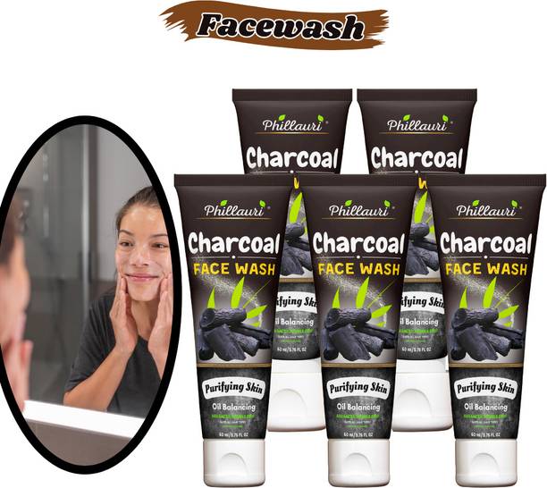 Phillauri Brightening Dark Spot Reduction Activated Charcoal Face Wash