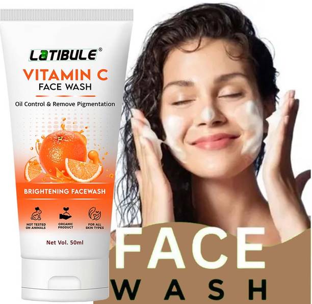 Latibule Vitamin C with Natural Extracts for Bright & Glowing Skin | All Skin Types  Face Wash