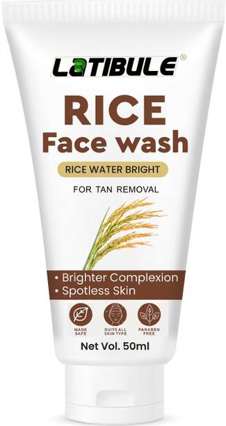 Latibule Gentle Rice Foam Cleanser – With Ceramide & Rice Bran for Hydrated Face Wash